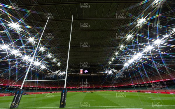 110426 - Wales v Scotland, Guinness Women’s 6 Nations - A general view of the Principality Stadium ahead of the match
