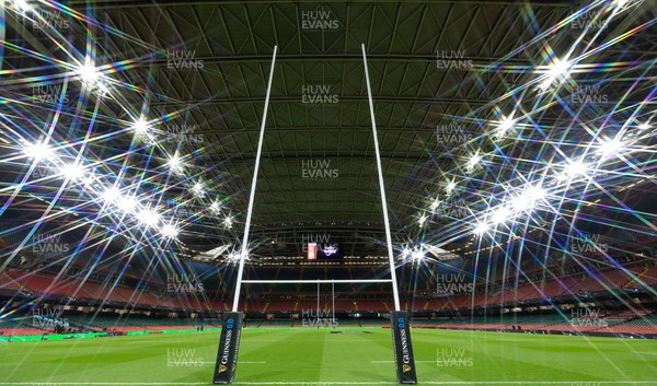110426 - Wales v Scotland, Guinness Women’s 6 Nations - A general view of the Principality Stadium ahead of the match