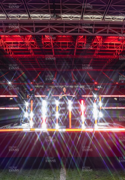 110426 - Wales v Scotland, Guinness Women’s 6 Nations - Half time performance with DJ Kay Russant