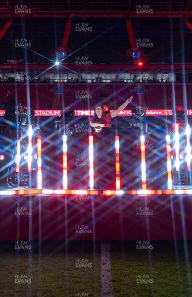 110426 - Wales v Scotland, Guinness Women’s 6 Nations - Half time performance with DJ Kay Russant