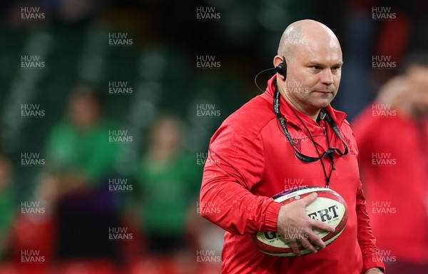 110426 - Wales v Scotland, Guinness Women’s 6 Nations - Sean Lynn, Wales Women head coach