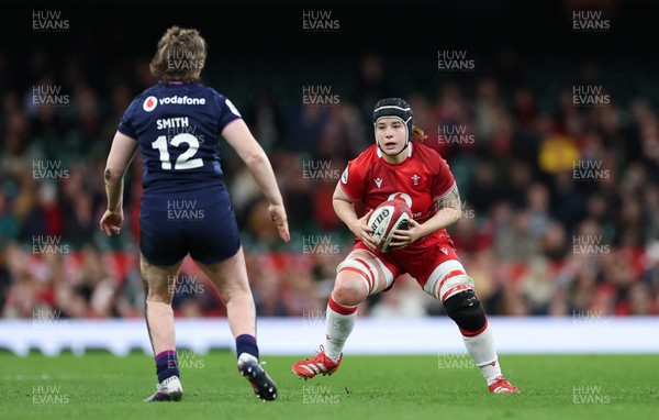 110426 - Wales v Scotland, Guinness Women’s 6 Nations - Bethan Lewis of Wales