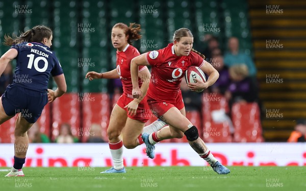 110426 - Wales v Scotland, Guinness Women’s 6 Nations - Carys Cox of Wales