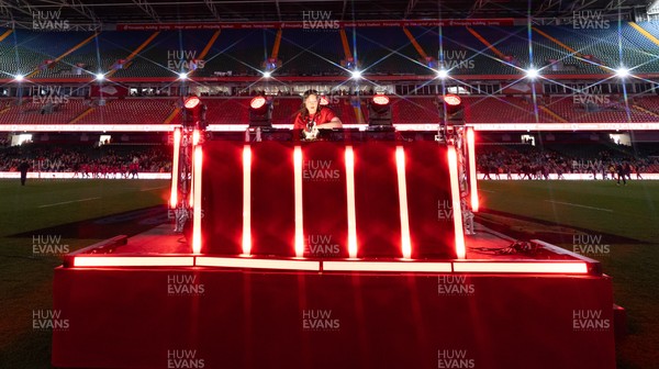110426 - Wales v Scotland, Guinness Women’s 6 Nations - Half time show with DJ Kay Russant