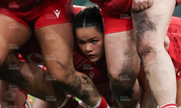 110426 - Wales v Scotland, Guinness Women’s 6 Nations - Jorja Aiono of Wales