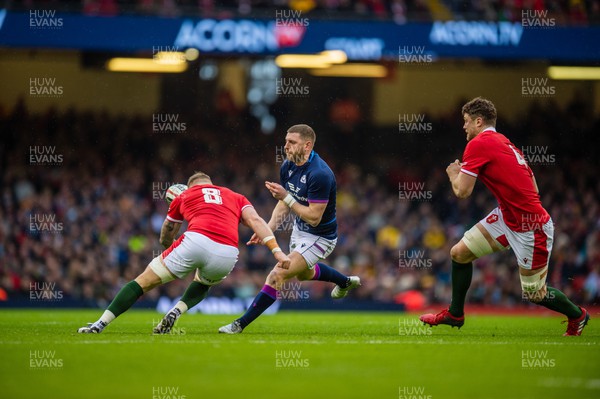 120222 - Wales v Scotland - Guinness Six Nations - Finn Russell of Scotland 