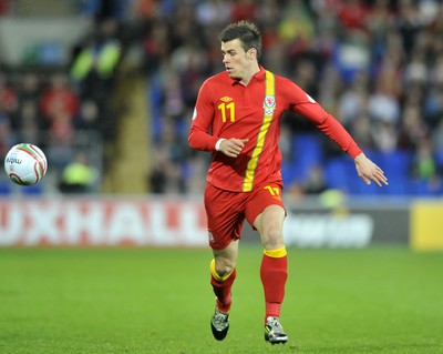 121012 - Wales v Scotland - FIFA 2014 World Cup Qualifying Campaign - Gareth Bale of Wales