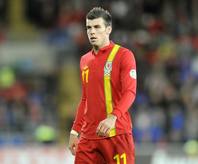 121012 - Wales v Scotland - FIFA 2014 World Cup Qualifying Campaign - Gareth Bale of Wales
