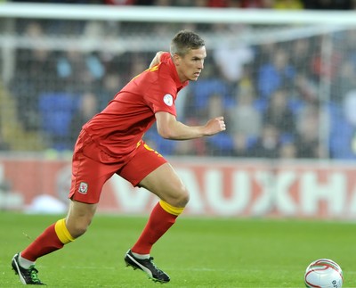 121012 - Wales v Scotland - FIFA 2014 World Cup Qualifying Campaign - Steve Morison of Wales