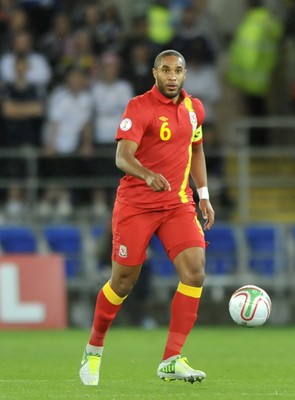 121012 - Wales v Scotland - FIFA 2014 World Cup Qualifying Campaign - Ashley Williams of Wales