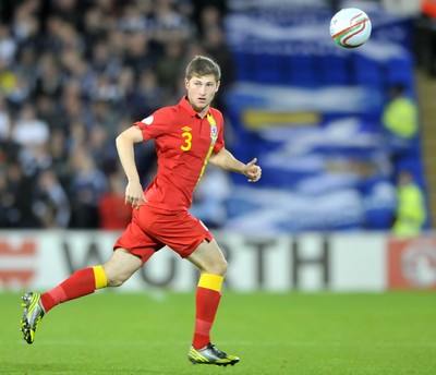 121012 - Wales v Scotland - FIFA 2014 World Cup Qualifying Campaign - Ben Davies of Wales