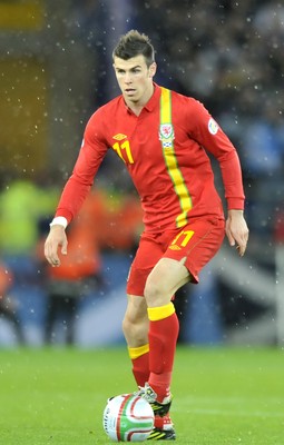 121012 - Wales v Scotland - FIFA 2014 World Cup Qualifying Campaign - Gareth Bale of Wales