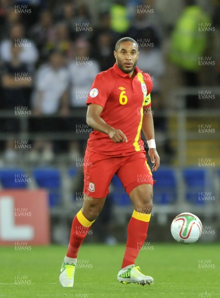 121012 - Wales v Scotland - FIFA 2014 World Cup Qualifying Campaign - Ashley Williams of Wales