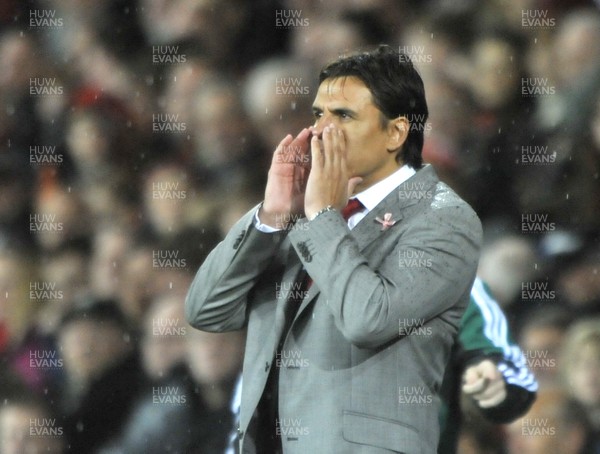121012 - Wales v Scotland - FIFA 2014 World Cup Qualifying Campaign - Chris Coleman, manager of Wales