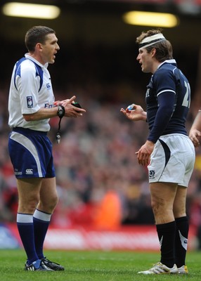 13.02.10 - Wales v Scotland - RBS Six Nations 2010 - Phil Godman of Scotland is sin binned. 