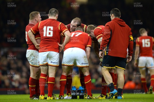 130216 - Wales v Scotland - RBS 6 Nations 2016 -Alun Wyn Jones of Wales