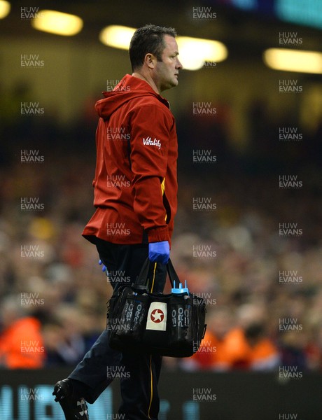 130216 - Wales v Scotland - RBS 6 Nations 2016 -Wales doctor Geoff Davies