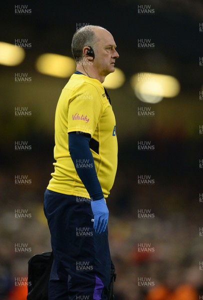 130216 - Wales v Scotland - RBS 6 Nations 2016 -Scotland doctor James Robson