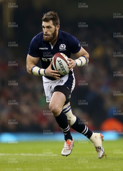 130216 - Wales v Scotland - RBS 6 Nations 2016 - Tommy Seymour of Scotland