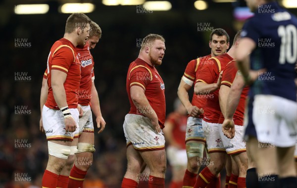 130216 - Wales v Scotland - RBS 6 Nations 2016 - Samson Lee of Wales