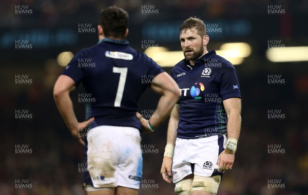 130216 - Wales v Scotland - RBS 6 Nations 2016 - John Barclay of Scotland