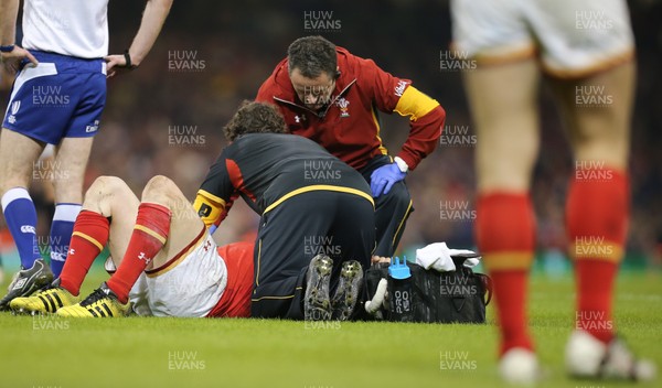 130216 - Wales v Scotland, RBS 6 Nations 2016 - Wales physio Mark Davies