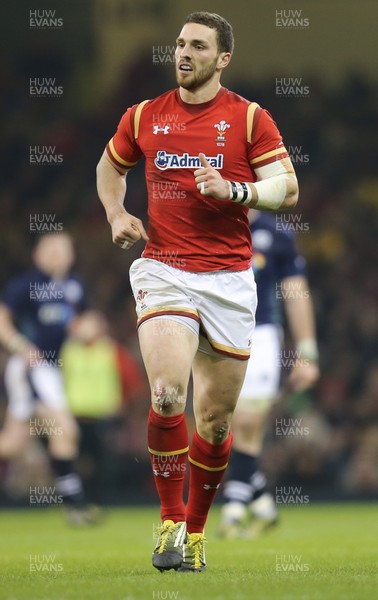 130216 - Wales v Scotland, RBS 6 Nations 2016 - George North of Wales