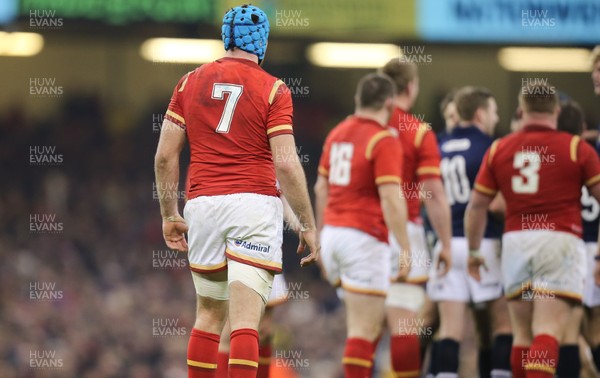 130216 - Wales v Scotland, RBS 6 Nations 2016 - Justin Tipuric of Wales