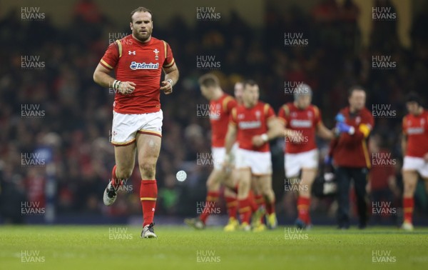 130216 - Wales v Scotland, RBS 6 Nations 2016 - Jamie Roberts of Wales