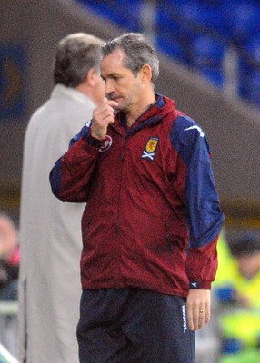 14.11.09 - International Football Friendly, Wales v Scotland Scotland manager George Burley 