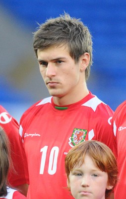 14.11.09 - International Football Friendly, Wales v Scotland Wales' Aaron Ramsey 