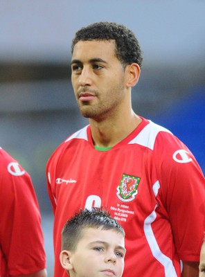 14.11.09 - International Football Friendly, Wales v Scotland Wales' Lewin Nyatanga 