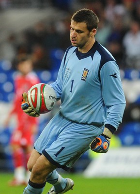 14.11.09 - International Football Friendly, Wales v Scotland Scotland's David Marshall 