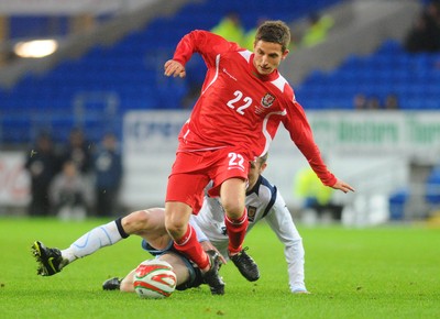 14.11.09 - International Football Friendly, Wales v Scotland Wales' Joe Allen 