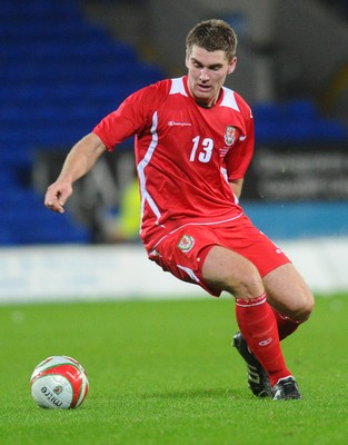 14.11.09 - International Football Friendly, Wales v Scotland Wales' Sam Vokes 