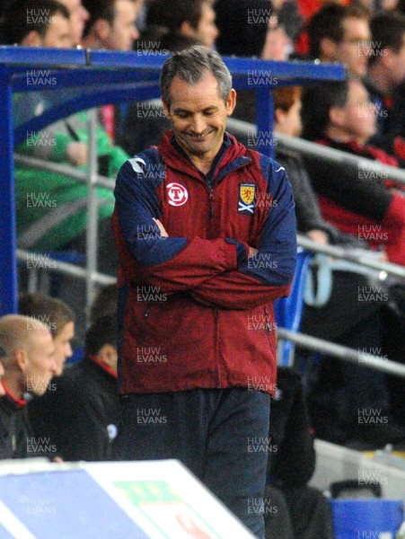14.11.09 - International Football Friendly, Wales v Scotland Scotland manager George Burley 