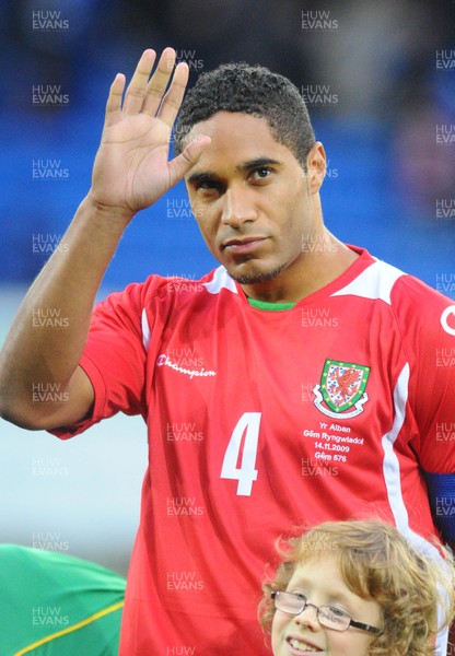 14.11.09 - International Football Friendly, Wales v Scotland Wales' Ashley Williams 