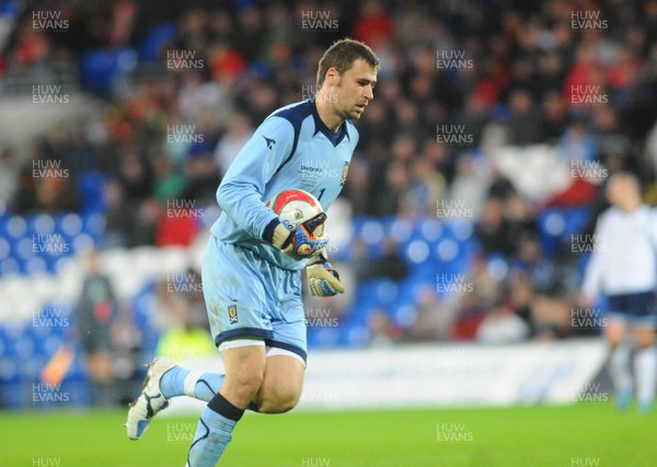 14.11.09 - International Football Friendly, Wales v Scotland Scotland's David Marshall 