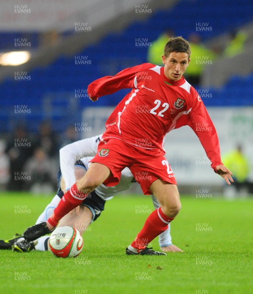 14.11.09 - International Football Friendly, Wales v Scotland Wales' Joe Allen 