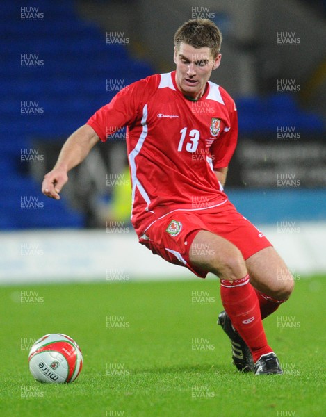 14.11.09 - International Football Friendly, Wales v Scotland Wales' Sam Vokes 