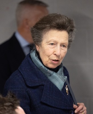 210226 - Wales v Scotland, 2026 Guinness Six Nations - HRH The Princess Royal talks to disabled and injured rugby players at the Welsh Rugby Charitable Trust ahead of Wales v Scotland