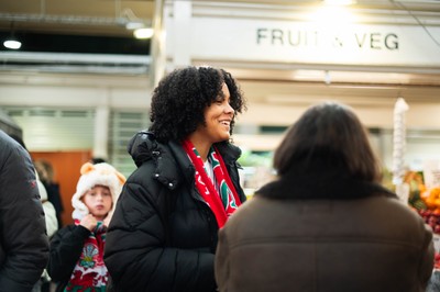 210226 - Wales v Scotland - Guinness Six Nations - Fans in Cardiff City centre ahead of the game 