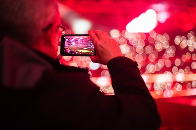 210226 - Wales v Scotland - Guinness Six Nations - Fans eye view