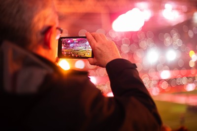 210226 - Wales v Scotland - Guinness Six Nations - Fans eye view