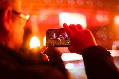210226 - Wales v Scotland - Guinness Six Nations - Fans eye view