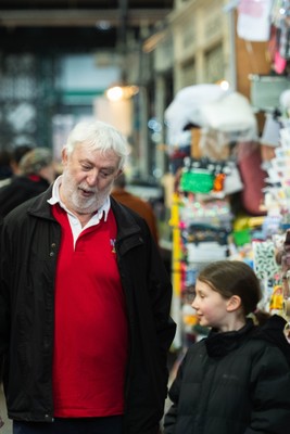 210226 - Wales v Scotland - Guinness Six Nations - Fans in Cardiff City centre ahead of the game 