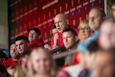 210226 - Wales v Scotland - Guinness Six Nations - Wales Head Coach Steve Tandy looks on during the Game 