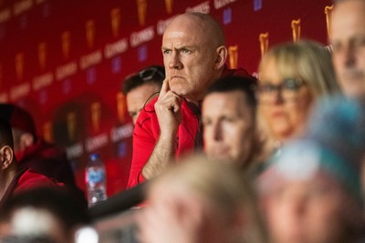 210226 - Wales v Scotland - Guinness Six Nations - Wales Head Coach Steve Tandy looks on during the Game 