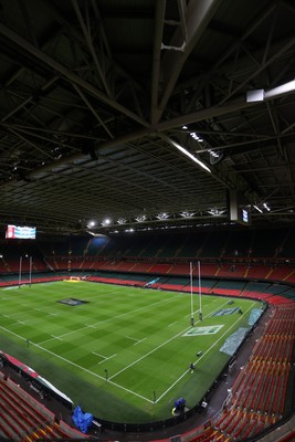 210226 - Wales v Scotland - Guinness Six Nations Championship - General View of the Principality Stadium before the game