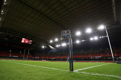 210226 - Wales v Scotland - Guinness Six Nations Championship - General View of the Principality Stadium before the game